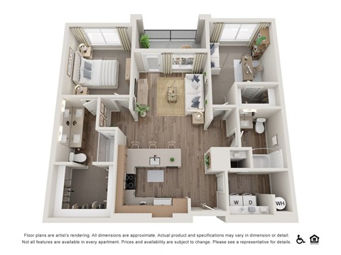 a floor plan of the villas at houston levee west apartments in cordova,